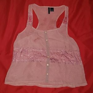 Lace tank top
